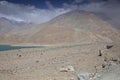 White Sands Lake, the Karakoram Highway, ChinaÃÂ¢Ã¢âÂ¬Ã¢âÂ¢s Xinjiang region. Royalty Free Stock Photo